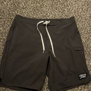 Men's Charcoal Swim Board Shorts